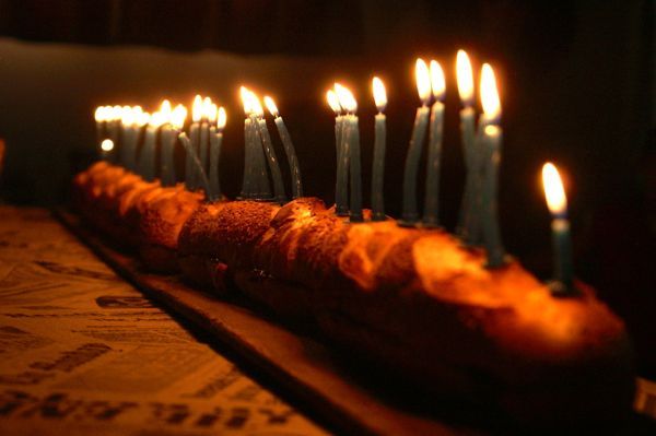 40 candele per un compleanno in campagna