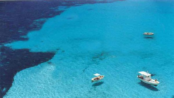 mare dell'isola di Lampedusa