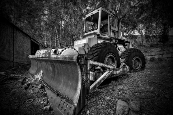 Mezzi di trasporto nella miniera Trabonella di Caltanissetta