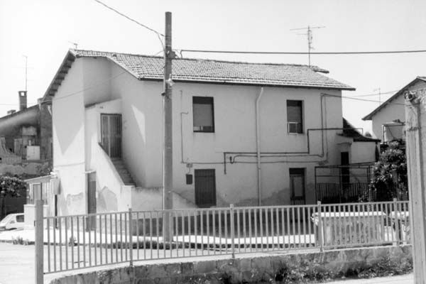 Immagine di una casa del villaggio di minatori Santa Barbara di Caltanissetta